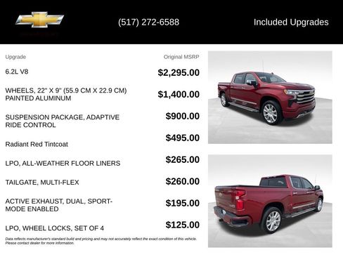 Used 2025 Chevrolet Silverado 1500 High Country AWD/4WD image 15