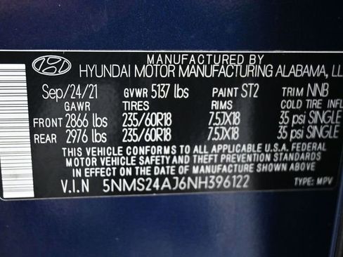 Used 2022 Hyundai Santa Fe SEL FWD image 9