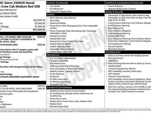 Used 2024 GMC Sierra 2500 Denali Ultimate AWD/4WD image 10