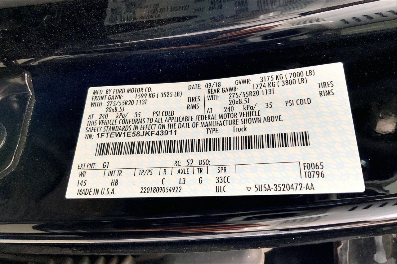 Used 2018 Ford F150 Lariat AWD/4WD image 8