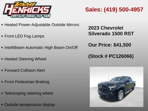 Used 2023 Chevrolet Silverado 1500 RST w/ Z71 Off-Road Package AWD/4WD image 16