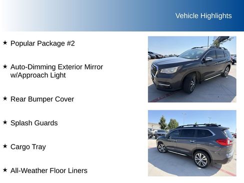 Used 2019 Subaru Ascent Touring w/ Popular Package #2 AWD/4WD image 5