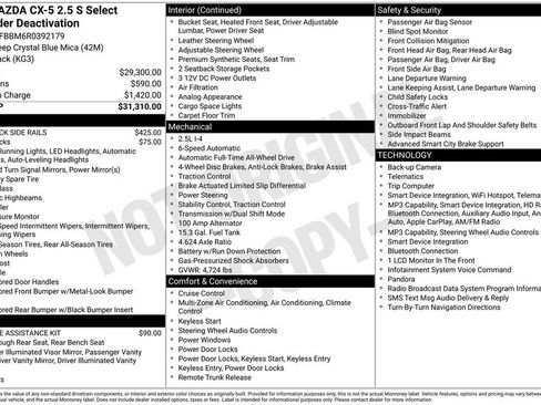 Certified 2024 MAZDA CX-5 AWD 2.5 S w/ Select Package image 6