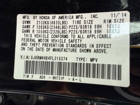 Used 2015 Honda CR-V Touring image 16