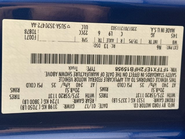 Used 2017 Ford F150 XL w/ Equipment Group 101A Mid AWD/4WD image 38