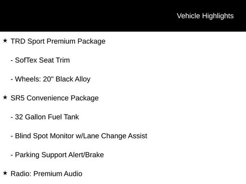 Used 2024 Toyota Tundra SR5 w/ TRD Sport Premium Package image 4