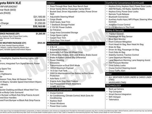 Certified 2023 Toyota RAV4 XLE w/ Convenience Package image 30