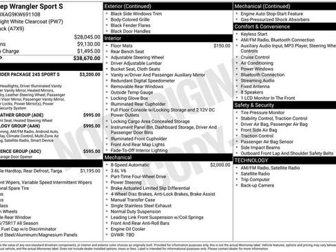 Used 2019 Jeep Wrangler Sport S image 6