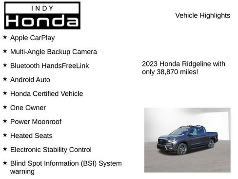 Used 2023 Honda Ridgeline RTL image 7