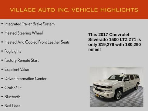Used 2017 Chevrolet Silverado 1500 LTZ Z71 w/ LTZ Plus Package image 21