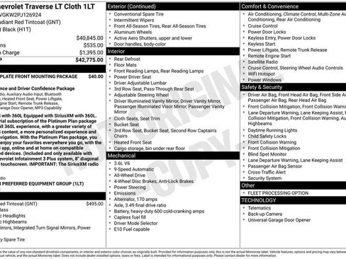 Used 2023 Chevrolet Traverse LT image 5
