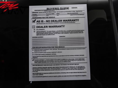 Used 2025 Toyota Tacoma TRD Off-Road image 52