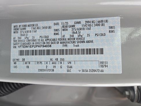 Certified 2023 Ford F150 XLT w/ Equipment Group 302A High image 27