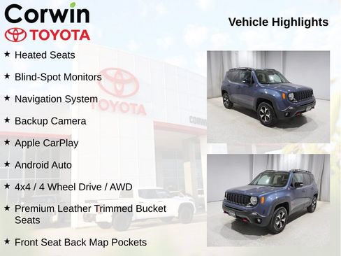Used 2022 Jeep Renegade Trailhawk AWD/4WD image 11