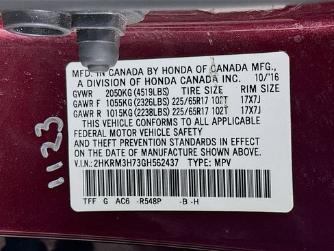 Used 2016 Honda CR-V EX-L image 12