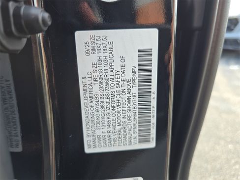 New 2026 Honda Odyssey EX-L image 31