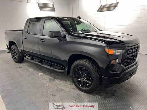 New 2026 Chevrolet Silverado 1500 Custom w/ Turbomax Blackout Package AWD/4WD image 3