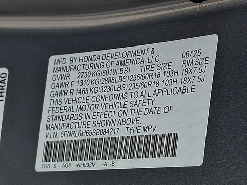 Used 2025 Honda Odyssey EX-L image 27