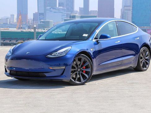 Used 2020 Tesla Model 3 Performance AWD/4WD image 1