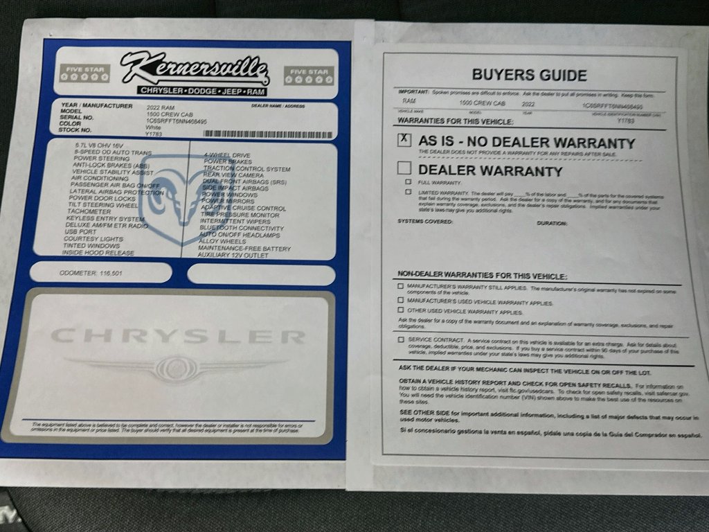 Used 2022 RAM 1500 Big Horn AWD/4WD image 36
