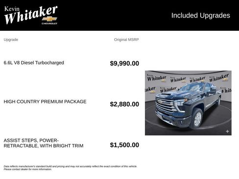 Used 2025 Chevrolet Silverado 2500 High Country w/ High Country Premium Package AWD/4WD image 36