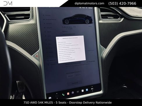 Used 2017 Tesla Model S 75D AWD/4WD image 34