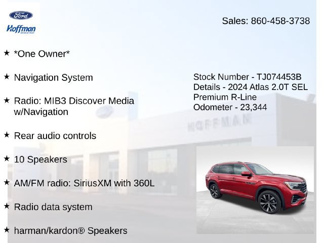 Used 2024 Volkswagen Atlas SEL Premium R-Line AWD/4WD image 5