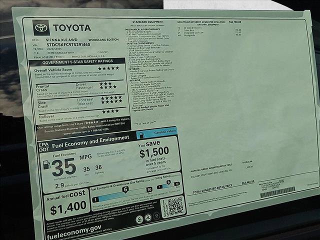 New 2026 Toyota Sienna XLE Woodland Edition AWD/4WD image 17