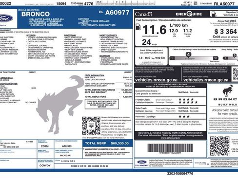 Certified 2024 Ford Bronco Outer Banks image 5