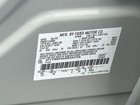 Used 2022 Ford Maverick XLT w/ Equipment Group 300A Standard AWD/4WD image 35