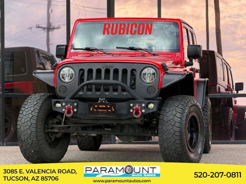 Used 2015 Jeep Wrangler Unlimited Rubicon w/ Connectivity Group AWD/4WD image 1