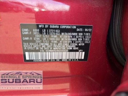 Used 2022 Subaru Ascent Touring image 76