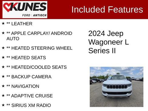 Used 2024 Jeep Wagoneer L Series II w/ Flexible Seating Group AWD/4WD image 3