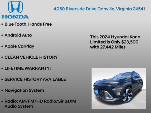 Used 2024 Hyundai Kona Limited image 12