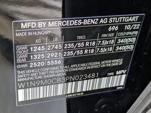 Certified 2023 Mercedes-Benz EQB 250+ image 28