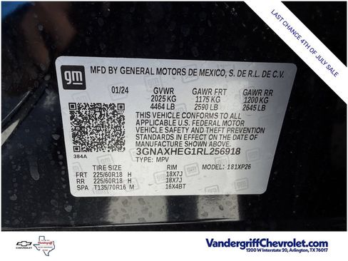 Used 2024 Chevrolet Equinox LS w/ Midnight Edition FWD image 30
