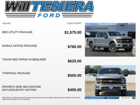 New 2026 Ford F150 Tremor w/ Bed Utility Package AWD/4WD image 5