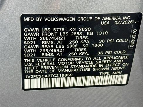 New 2026 Volkswagen Atlas Cross Sport SEL Premium R-Line image 34