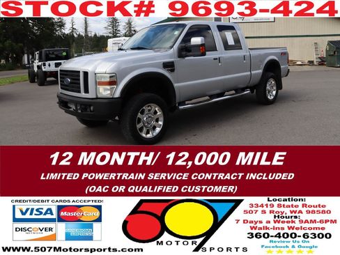 Used 2008 Ford F350 FX4 AWD/4WD image 2