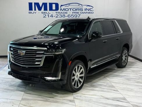 Used 2021 Cadillac Escalade ESV Premium Luxury Platinum w/ Heavy-Duty Trailer Package AWD/4WD image 1