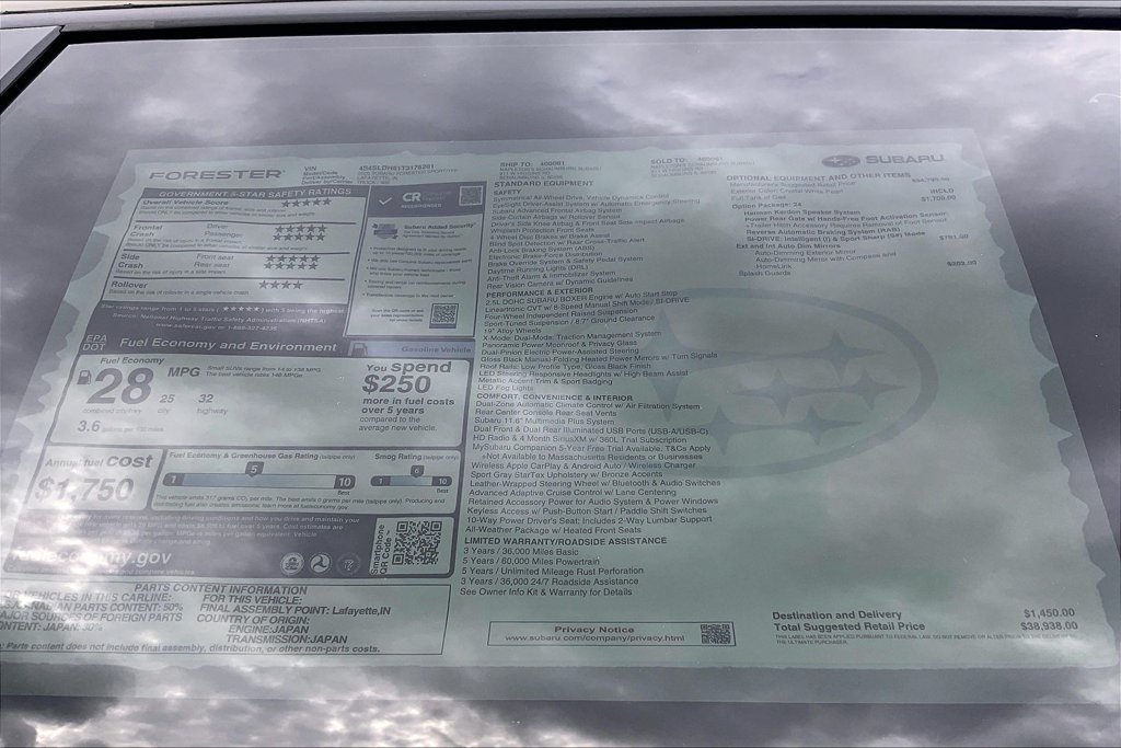 New 2026 Subaru Forester Sport AWD/4WD image 17