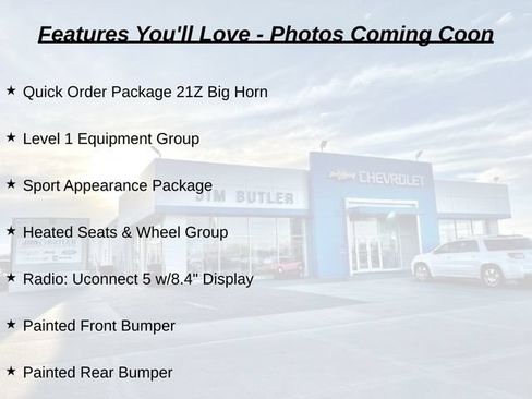 Used 2024 RAM 3500 Big Horn w/ Sport Appearance Package AWD/4WD image 3