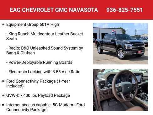 Used 2026 Ford F150 King Ranch w/ Equipment Group 601A High AWD/4WD image 12