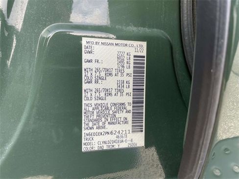 Used 2023 Nissan Frontier PRO-4X w/ Pro-4X Premium Package image 34