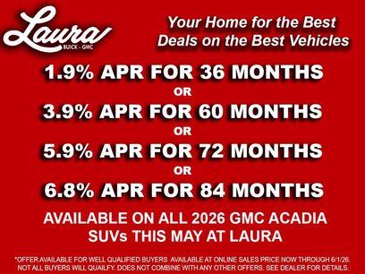 New 2026 GMC Acadia AT4 w/ Super Cruise Package