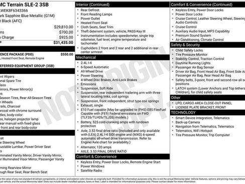 Used 2015 GMC Terrain SLE w/ Convenience Package image 2