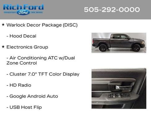Used 2021 RAM 1500 Classic Warlock w/ Electronics Group AWD/4WD image 23