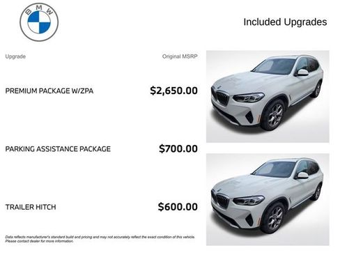 Certified 2023 BMW X3 xDrive30i w/ Premium Package w/ZPA image 3