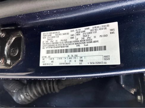 Used 2019 Ford F150 XLT w/ Equipment Group 302A Luxury AWD/4WD image 28