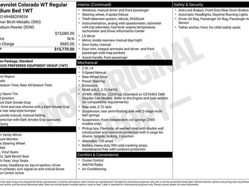 Used 2008 Chevrolet Colorado W/T image 14